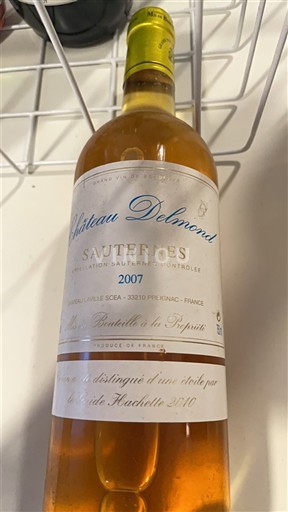 Bordéus Sauternes Château Lmond 2007