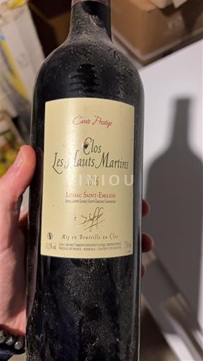 Vinos Rouge sec Cuvée Prestige Clos Les Hauts Martins 2016 Francia Burdeos Lussac-Saint-Émilion AOC