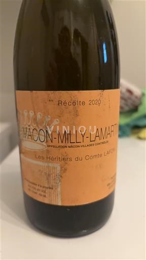 Burgundi Mâcon ja Mâcon-kylät Les Héritiers du Comte Lafon 2020