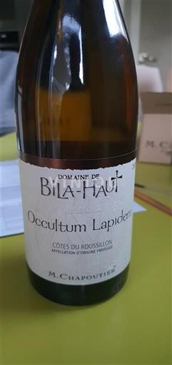 Roussillon Côtes-du-Roussillon Domaine Bila-Haut Occultum Lapidem Neleten.