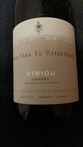 Navarra Bodega Cisterciense de Santa Maria de la Oliva Vino Para El Refectorio 2022