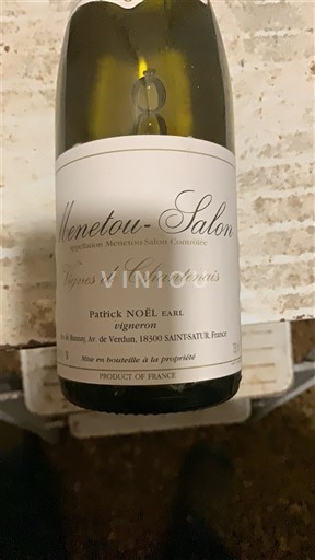 Loiretal Menetou-Salon Patrick Noël Earl Vignes de Chanterais 2015
