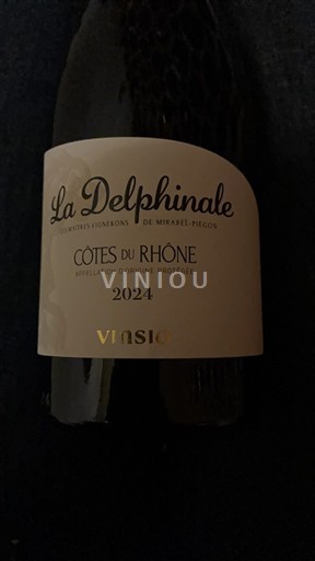 Valle del Rodano Côtes-du-Rhône Les Vitis Vignerons de Mirabel-PIECOU La Delphinale 2024