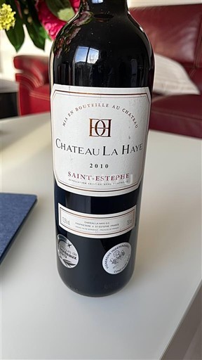 Bordeaux Saint-Estèphe Château La Haye 2010