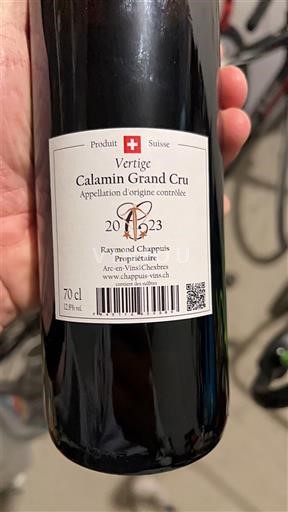 Vaud Lavaux AOC Raymond Chappuis Vertige 2023