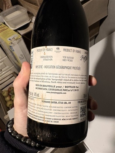 Languedoc e Roussillon Pays d'oc Domaine Gayda 2024