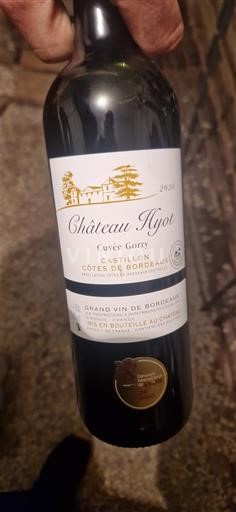 Burdeos Castillon-costas-de-burdeos Château Hyot Gory 2020