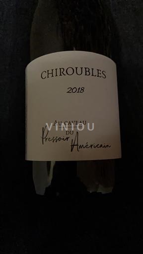 Vinhos Rouge sec Au Caveau du Pressoir Américain 2018 França Beaujolais Chiroubles AOC
