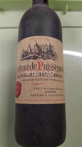 Bordeaux Puisseguin-saint-émilion Puisseguin 1983