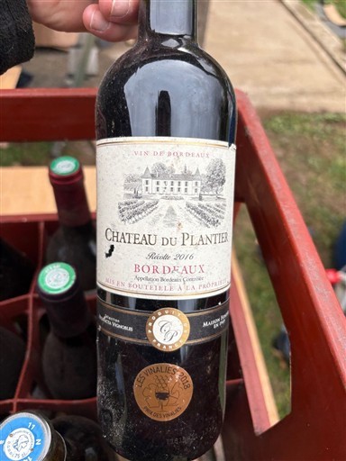 Burdeos Bordeaux Château du Plantier 2016