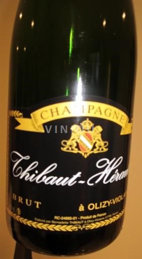 Champagne Șampanie Thibaut-Héran Nemilésimat