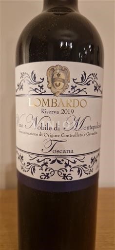 Toskana Vino Nobile di Montepulciano Lombardo Riserva 2019
