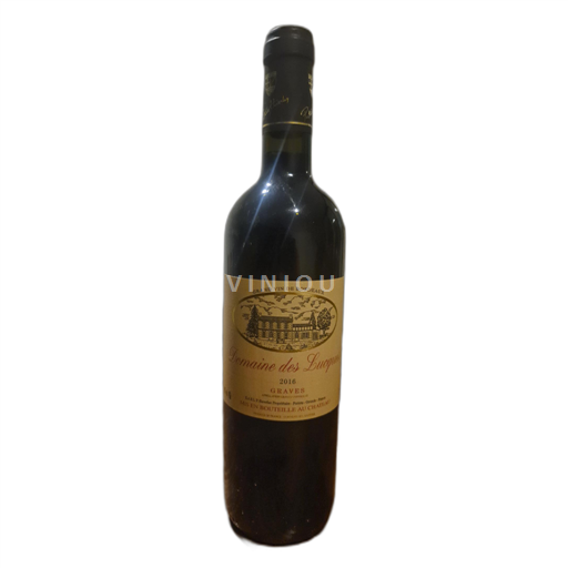Vin Rouge sec Domaine Des Lucques 2016 France Bordeaux Graves AOC