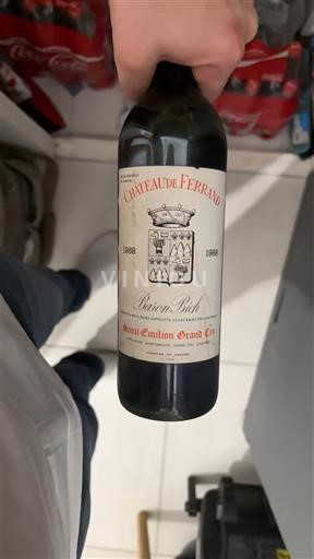 Bordeaux Saint-Émilion Grand Cru Château Ferrand 1988