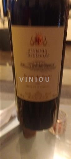 Burdeos Graves-de-vayres Benjamin de Beauregard 2016