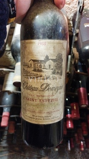 Burdeos Saint-Estèphe Château Domeyne 1988