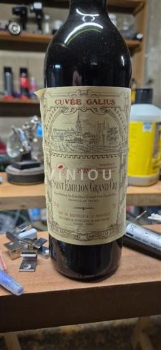 Bordeaux Saint-Émilion Grand Cru Grand Cru Château La Galius Galius 1989
