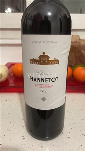 Bordeaux Pessac-Léognan Château Hansenetot 2011