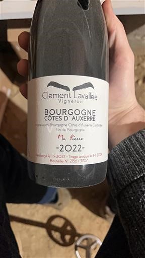 Borgonha Borgonha Costas de Auxerre Clément Lavallée Ma pierre 2022