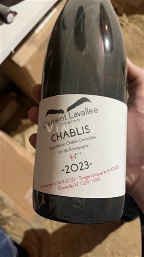 Burgundy Chablis Clément Lavallée 45 2023