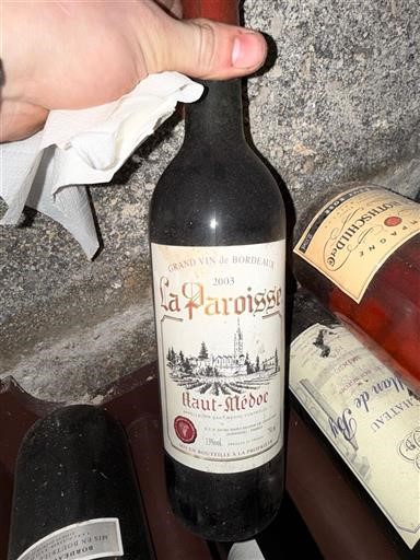 Burdeos Haut-Médoc La Paroisse 2003