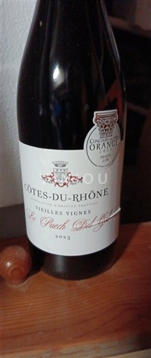 Valle del Rodano Côtes-du-Rhône Cave de la Côte du Rhône à Orange Le Pucel Del Galou 2023