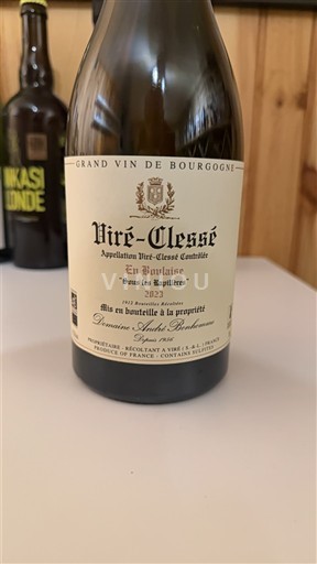 Burgundi Viré-clessé Domaine André Bonhomme En Boulaise Sous les Rapières 2023