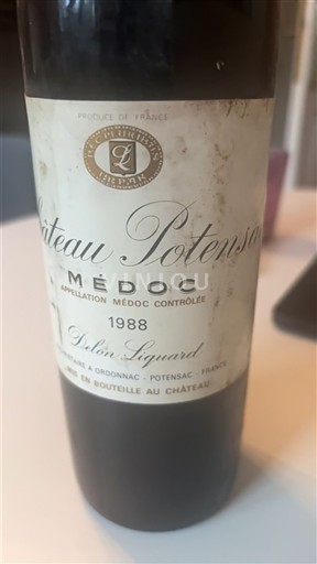 Bordeaux Médoc Château Potensac 1988