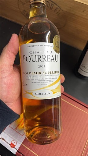 Bordéus Bordeaux Superior Château Fourreau 2021