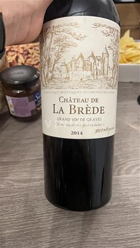 Bordeaux Graves Château La Brède 2014