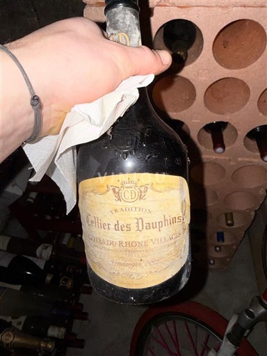 Vale do Ródano Côtes-do-ródano-villages Cellier des Dauphins Tradition Não Sazonado