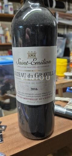 Bordeaux Saint-Émilion Château Gravillon 2016