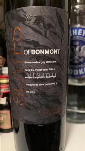 Katalonija Priorat Bonmont Slates 2017