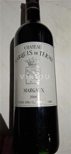 Burdeos Margaux Grand Cru Château Marquis de Terme 2006