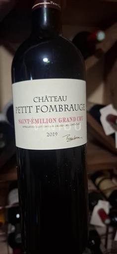 Bordeaux Saint-Émilion Grand Cru Grand Cru Château Petit Fombrauge 2019