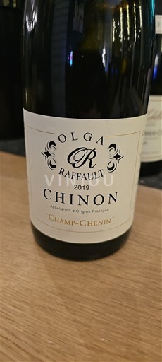 Loiren laakso Chinon Olga Raffault Champ-Chenin 2019