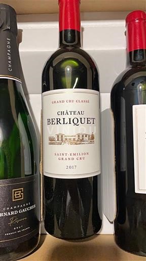Bordeaux Saint-Émilion Grand Cru Grand Cru Château Berliquet 2017