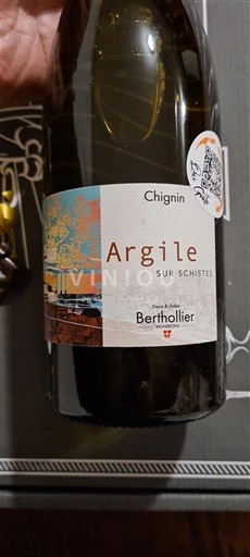 Savoie och Bugey Chignin Berthollier Argile Sur Schistes 2022