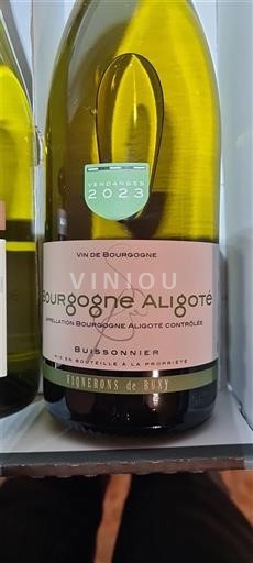 Bourgogne Bourgogne Aligoté Vignerons de Buxy Bussonnier 2023