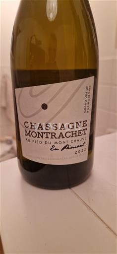 Borgoña Chassagne-Montrachet Au Pied du Mont Chauve En Pimont 2022