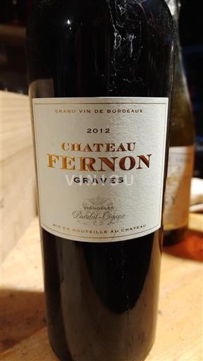 Bordéus Graves Château Fernon 2012