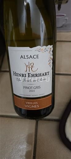 Alsacia Henri Ehrhart Vielles Vignes 2023