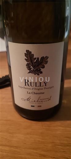Burgundi Rully Michel Briday La Chaume 2021
