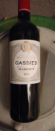 Bordeaux Margaux Gassies 2014
