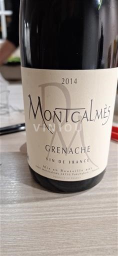 Langvedok Ni doloceno Montcalmès Grenache 2014