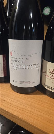 Bourgogne Hautes Côtes de Beaune Domaine Bonnardot 2019