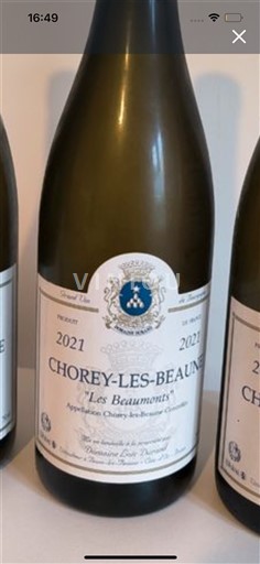 Burgundi Chorey-lès-Beaune Domaine Loïc Durand Les Beaumonts 2021