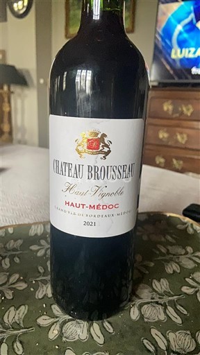 Bordeaux Haut-Médoc Château Brousseau Haut Vignoble 2021