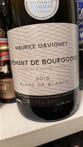Bourgogne Crémant de Bourgogne Maurice Gavignet Blanc de Blancs 2015