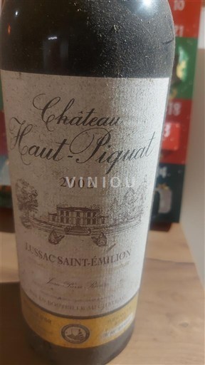Bordéus Lussac-Saint-Émilion Château Haut-Piquat 2002
